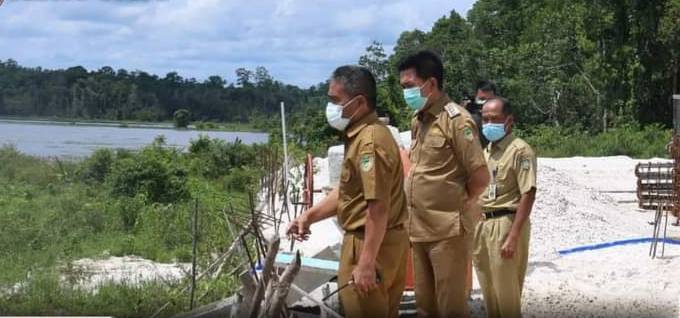 Bupati Tinjau Pembangunan Objek Wisata Panglima Batur
