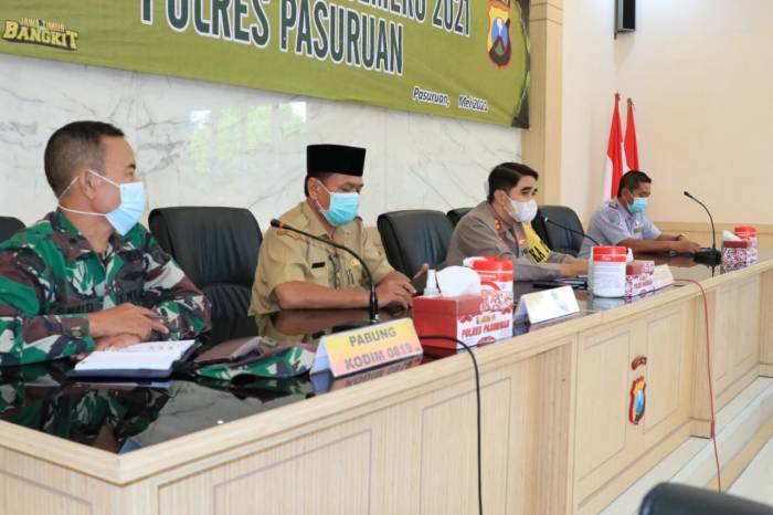 Tujuh Titik Penyekatan Wilayah Hukum Polres Pasuruan yang Dijaga Ketat