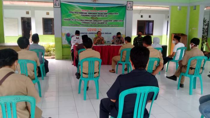 Sertijab Tujuh PJ Kades Se – Kecamatan Jambesari Darus Sholah Berjalan Lancar