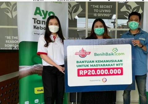Federal Oil Lakukan Gerakan Kemanusiaan untuk Korban Banjir Bandang di NTT