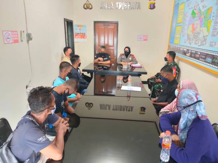 Tiga Anak Diduga Merusak Pagar Jembatan,di Bina Polisi