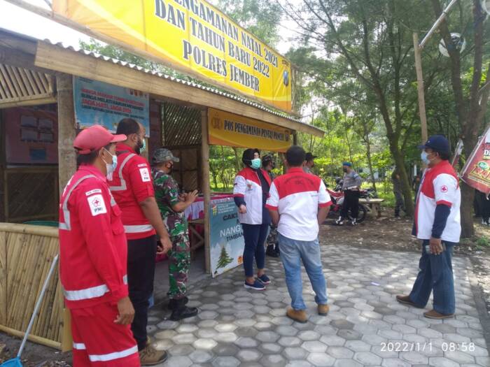 PMI Jember Tetap Siaga Pasca Perayaan Tahun Baru 2022