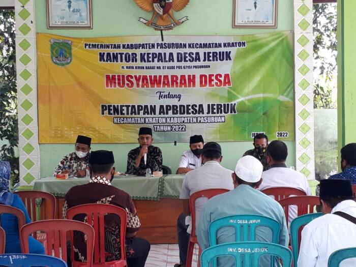 Percepat Pembangunan, Desa Jeruk Gelar Musdes