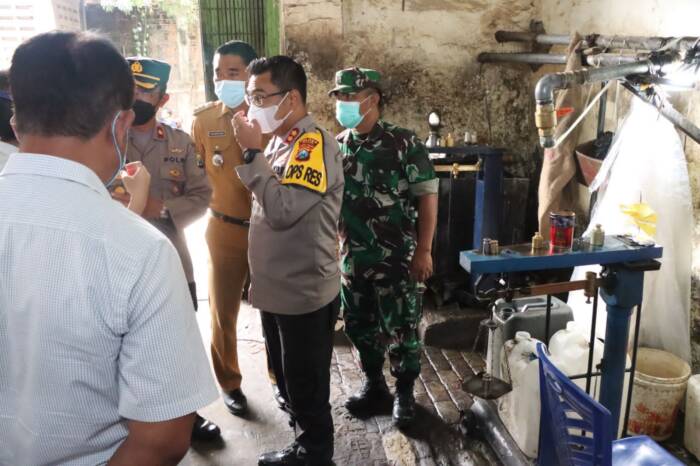 Kapolres Nganjuk, Ingatkan Dustrbutor Tidak Timbun dan Jual Minyak Goreng Di Atas HET