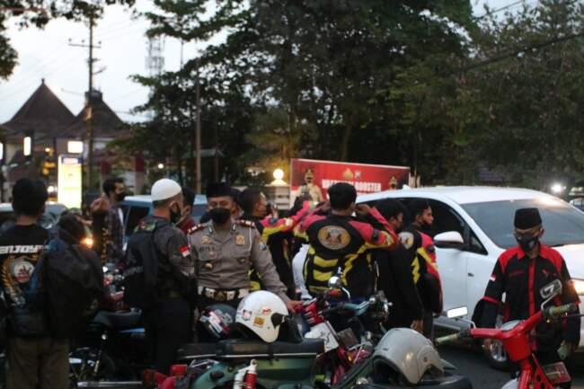 Satlantas Polres Lumajang Gandeng Komunitas Motor Wujudkan Mudik Aman Dan Sehat