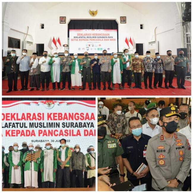 Kelompok Khilafatul Muslimin Surabaya Raya Deklarasi Setia pada Pancasila Dan NKRI