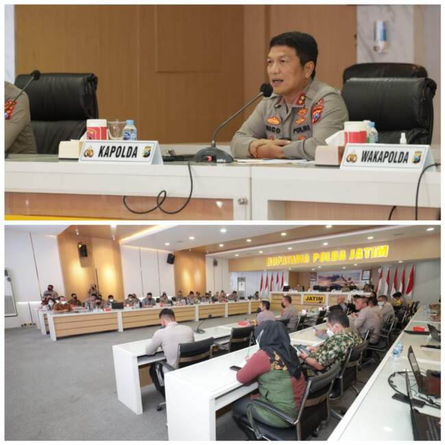 Kapolda Jatim Cek Kesiapan Malam Puncak Gebyar Nusantara Gemilang Jawa Timur 2022