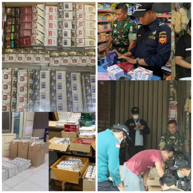 Ribuan Batang Rokok Ilegal Diamankan Bea Cukai Batam