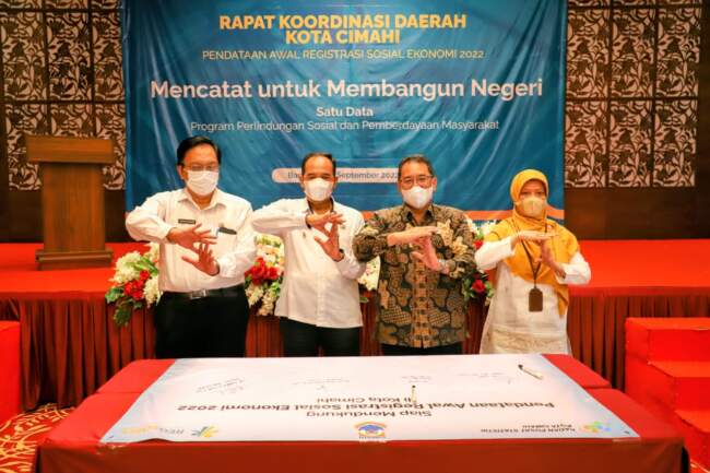 WALI KOTA CIMAHI DUKUNG PROGRAM REGISTRASI SOSIAL EKONOMI
