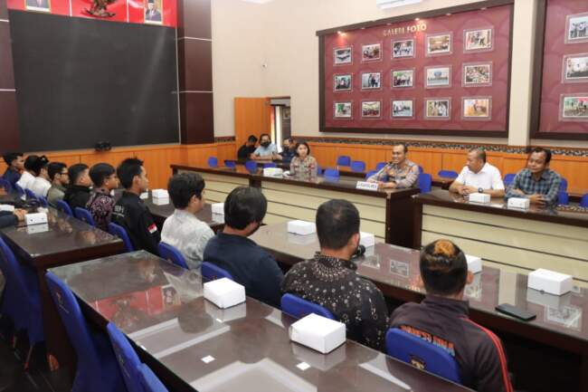 Polres Malang Gelar Dialog Bersama Mahasiswa Bangun Komunikasi Untuk Kamtibmas yang Kondusif