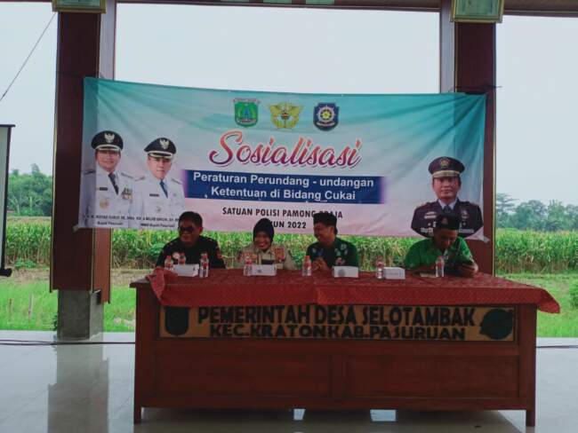PPM GANDENG SATPOL PP GELAR SOSIALISASI CUKAI