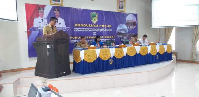 Konsultasi Publik RPD 2024-2026, Diikuti Lintas Sektoral Lingkup Pemkab Barut