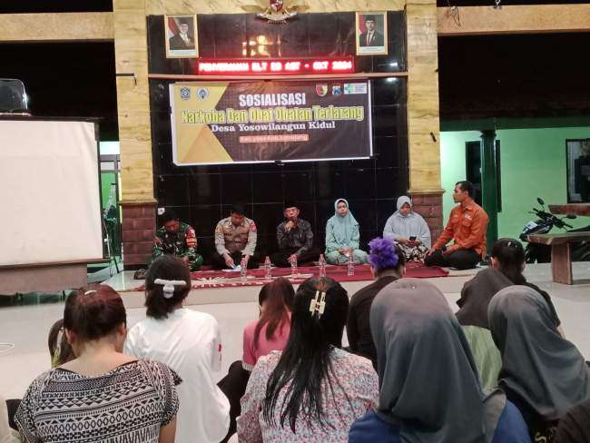 Polsek Yosowilangun Gencarkan Sosialisasi Bahaya Narkoba