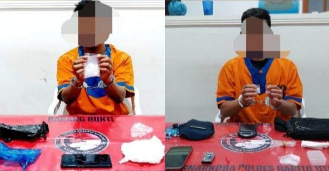 Dua Pengedar Sabu, 53,10 Gram Barang Bukti Diamankan Satresnarkoba Polres Barito Utara