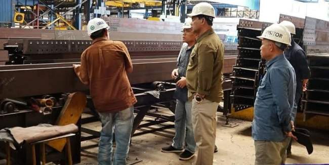 Bupati Barito Utara Kunker dan Tinjau Pabrik Baja Berkuakitas PT. WGJ di Bekasi Jabar