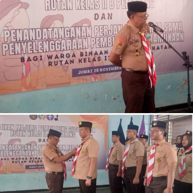 Pelantikan Majelis Pembimbing Gugus Depan Rutan Kelas II B Kabupaten Pemalang