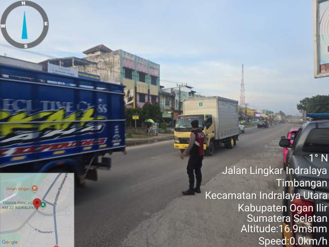Antisipasi Gangguan Keamanan Masyarakat, Sat Samapta Polres Ogan Ilir Gelar Patroli Perintis Presisi di Jalan Raya