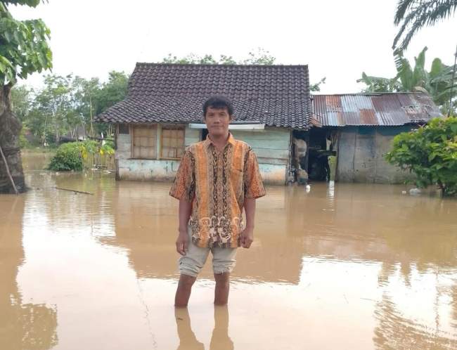 Gara – gara Musim Hujan, Tempat Tinggal Tumiji di Genangi Air
