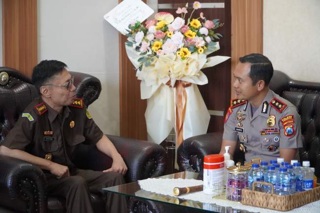 Kapolres Pasuruan Perkuat Sinergi Lewat Silaturahmi Lintas Instansi