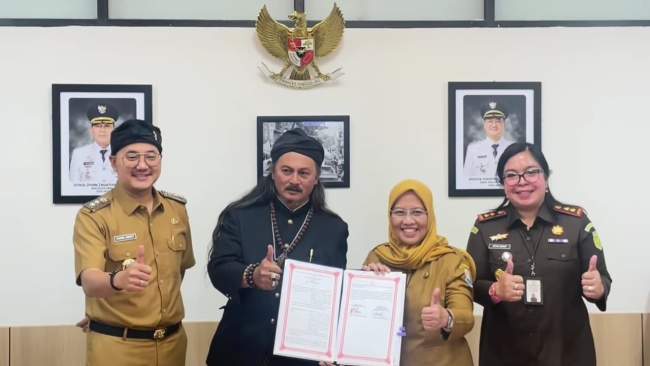 Kejaksaan Negeri Cimahi Kawal Penyerahan Aset Lahan Pemerintah Kota