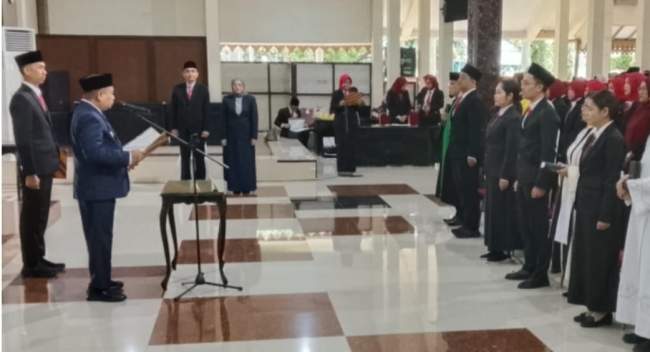 Wakil Bupati Bondowoso Lantik 282 PNS Jabatan fungsional