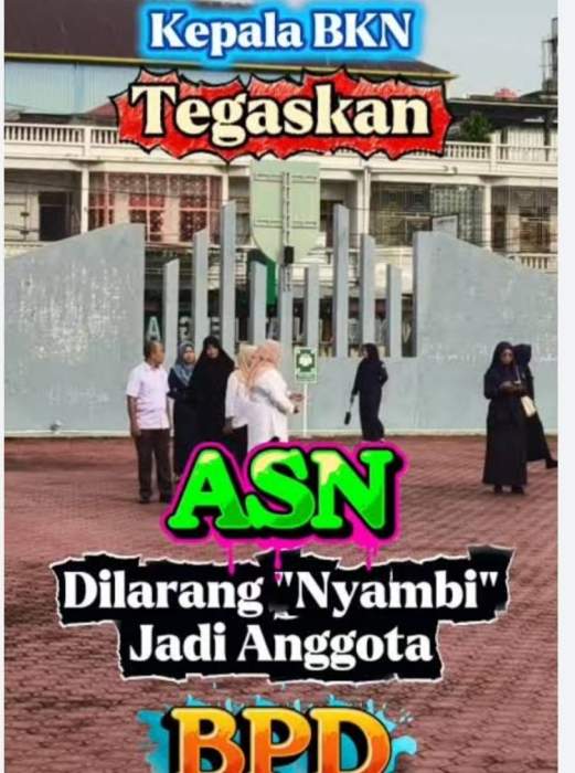 Diduga Oknum ASN Rangkap Jabatan Badan Permusyawarahan Desa(BPD)