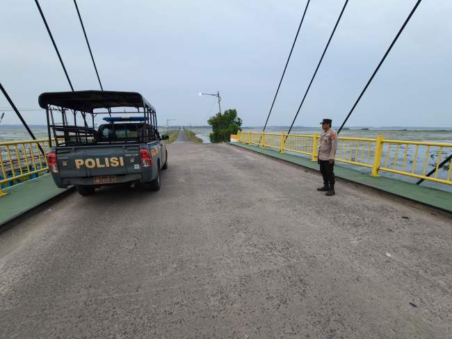 Patroli Subuh Polsek Indralaya Antisipasi Balap Liar dan Gangguan Kamtibmas di Bulan Ramadhan