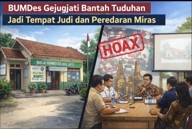 Pengelola BUMDes Gejukjati Klarifikasi Terkait Perjudian Dan Peredaran Miras.