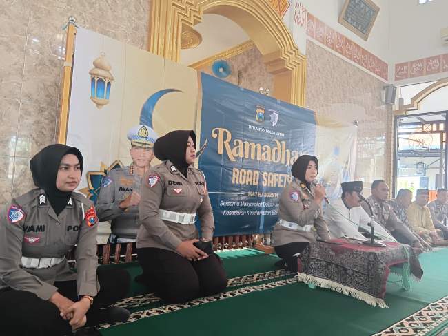 Ditlantas Polda Jatim Gelar Ramadhan Road Safety Wujudkan Mudik Aman Keluarga Bahagia