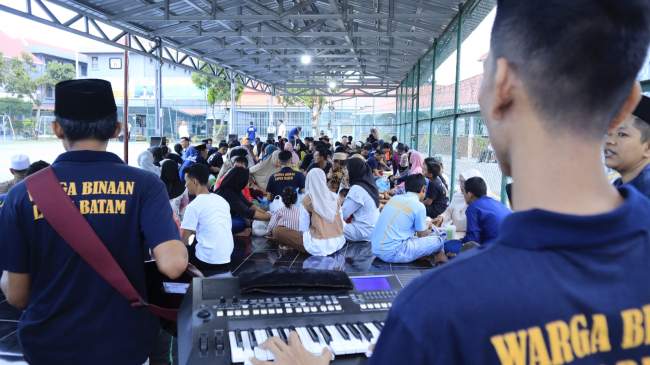 Ramadan di Balik Tembok, Lapas Batam Hadirkan Momen Buka Puasa Bersama Keluarga