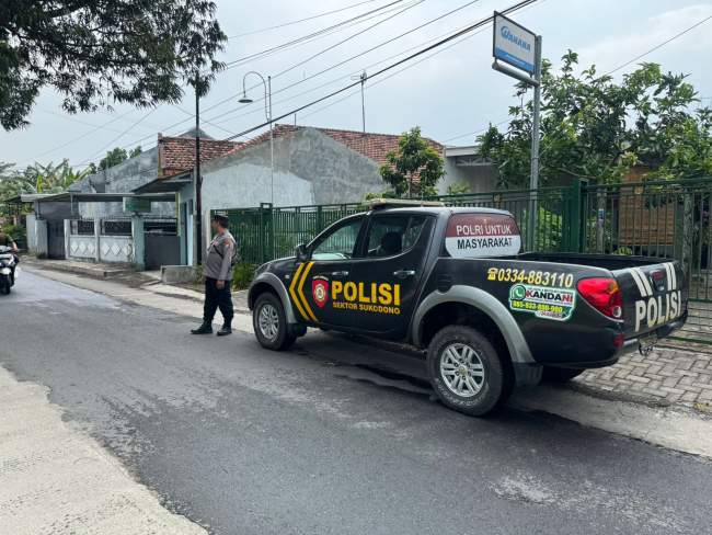 Polisi Pantau Rumah Kosong Saat Mudik Lebaran, Warga Sukodono Merasa Aman