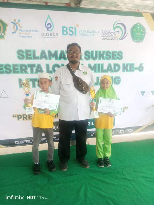 Pecatur Mi Nuris Kota Lumajang , menjadi yang terbaik di Kejuaraan catur Milad ke-6 MTSN 03.