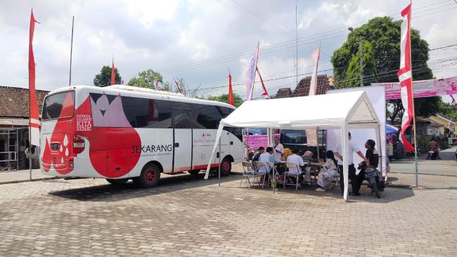 Pendonor Terbantu dengan Program Bunga Desaku, Donor darah bisa dilakukan tepat waktu