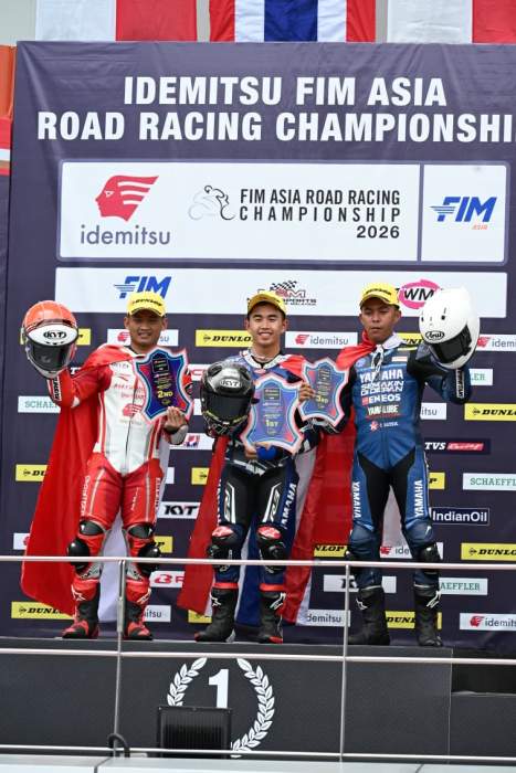 Aksi Kencang Pebalap Astra Honda Taklukkan Podium ARRC Sepang