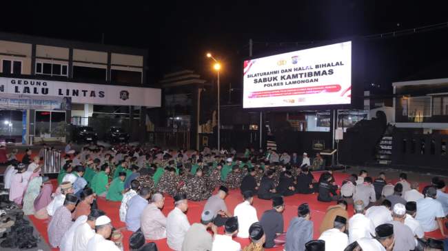 Polres Lamongan Perkuat Sinergi Dengan Masyarakat Lewat “Sabuk Kamtibmas”