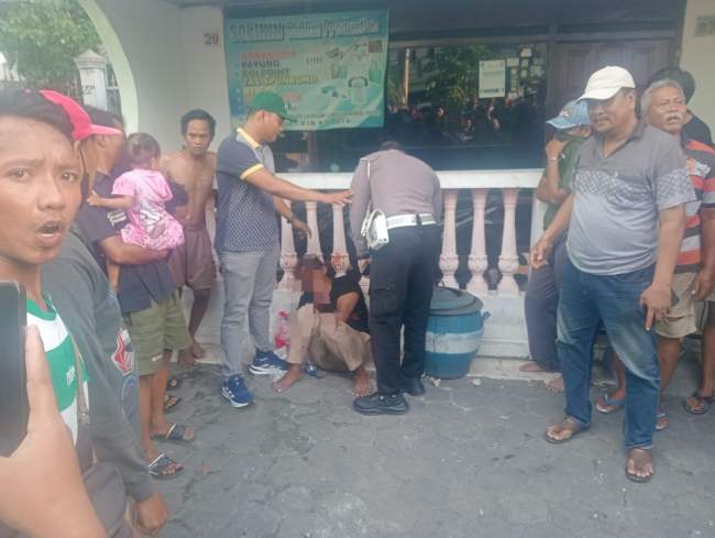 Gerak Cepat Polsek Kenjeran Amankan Pelaku Jambret di Platuk dari Amukan Massa