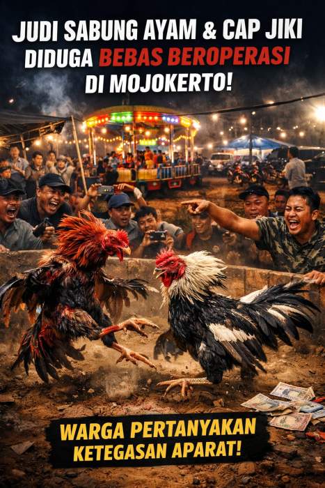 Adanya Praktik Judi Sabung Ayam dan Cap Jiki Yang Diduga Aktifitas Tiap Hari, Meresahkan Warga Lolawang