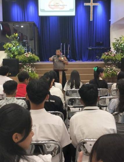 Polres Pasuruan Ajak Generasi Muda Gereja GBIS Perangi Bahaya Narkoba Dan Miras