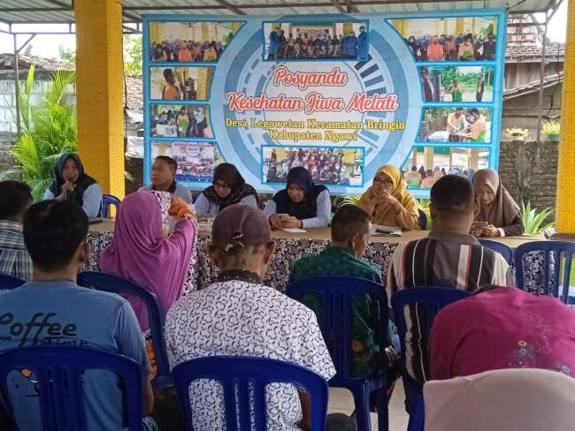 POSYANDU KESEHATAN JIWA MELATI DILAKSANAKAN OLEH PEMDES LEGOWETAN