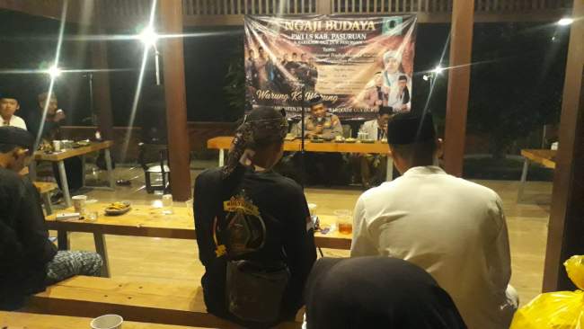 Polres Pasuruan Ajak Ormas PWI – LS Perkuat Persaudaraan Lewat Ngaji Budaya Kebangsaan