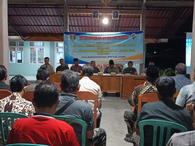 MUSDES DALAM RANGKA RKP DESA TA 2027 DAN PENYUSUNAN DAFTAR USULAN RKP DESA TA 2028 OLEH PEMDES DUMPLENGAN