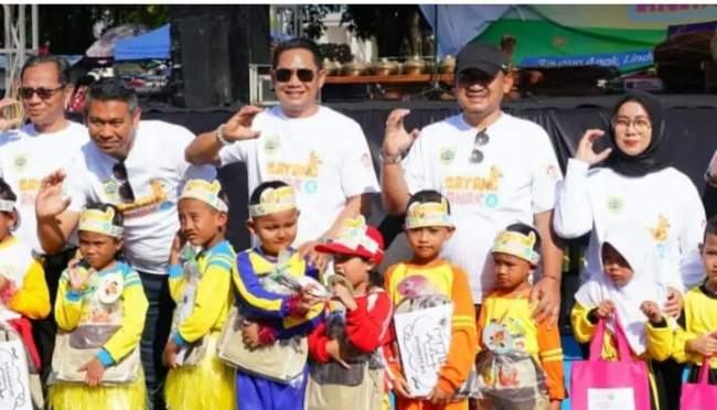 Peringati Hari Anak Nasional, Pemkab Gelar Upacara dan Aksi “Festival Sayang Anak Hebat, Indonesia Kuat.