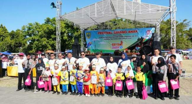 Memperingati HAN Ke-42 Tahun 2026 Bupati Pemalang, Gelar Festival Sayang Anak Dan Kreativitas Anak