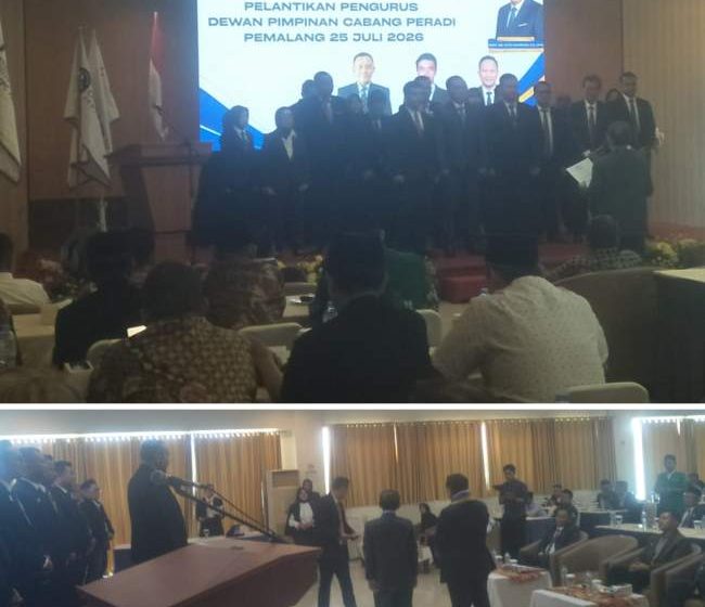 Kursi VVIP Kosong, Bupati Pemalang Abaikan Undangan Pelantikan Pengurus DPC PERADI