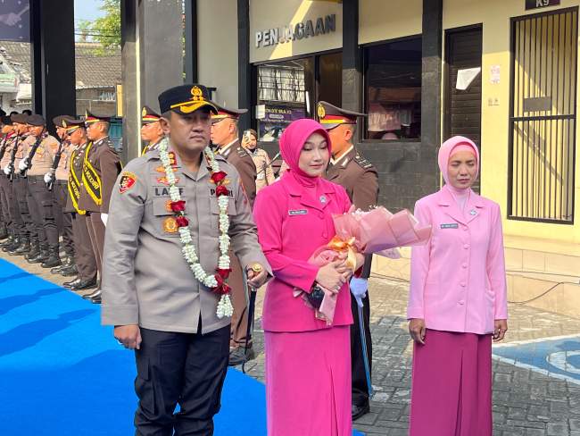 Pucuk pimpinan Kepolisian Resor Kediri resmi berganti