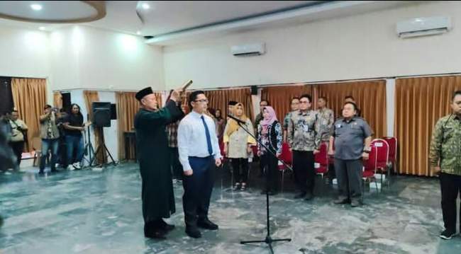 Budi Harsudiono Seto Aji Resmi Menjabat Direktur Utama Perumda Tirta Mulia Pemalang, Inilah Profil Dan Jejak Karier Nya.
